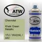 Preview: Chevrolet, Khaki Green Metallic, 17U / WA224L / 44V: 400ml Sprühdose, von ATW Autoteile West.